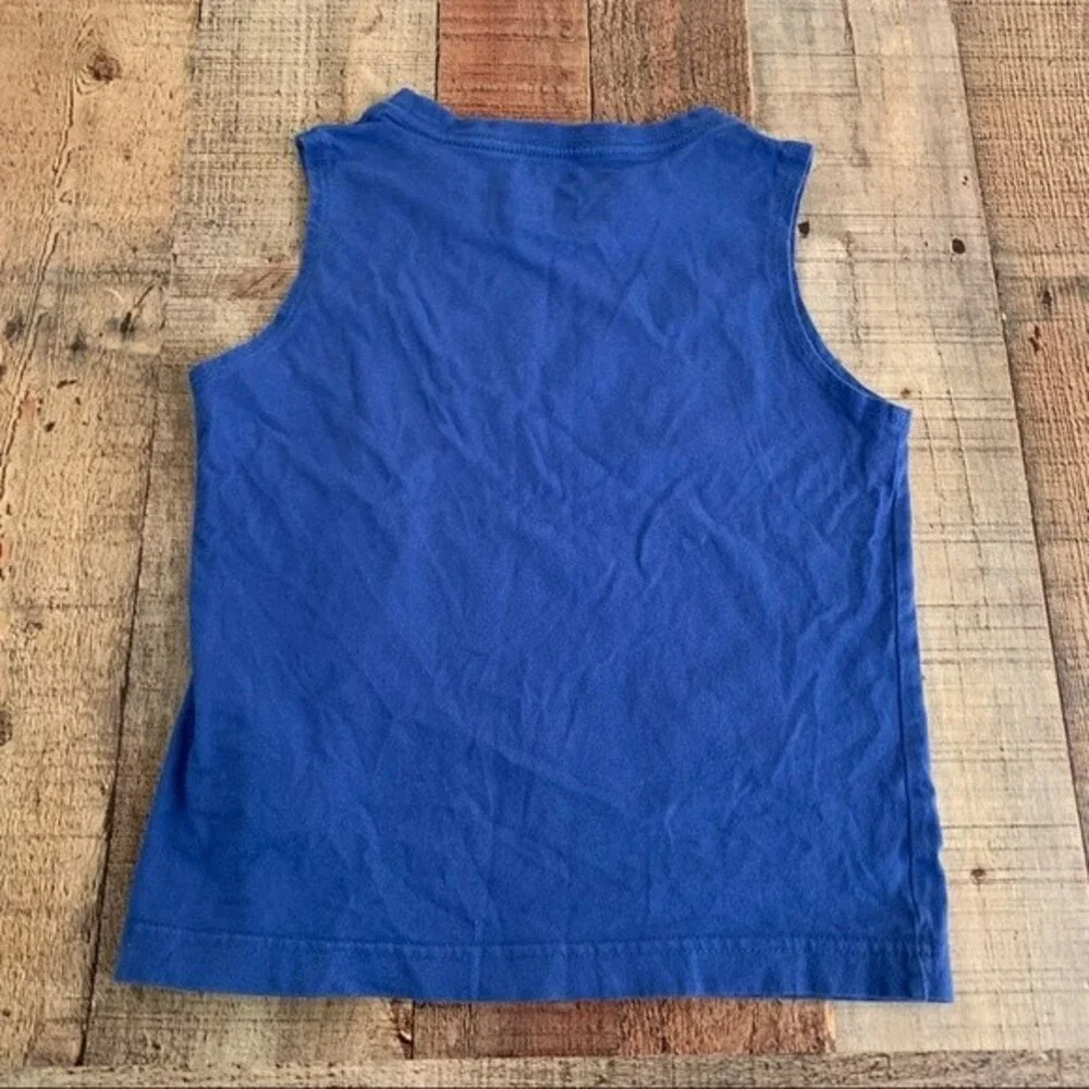Nike boys patriotic American flag blue tank top -7
